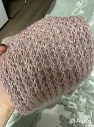 Комплект шапка и шарф женский новый