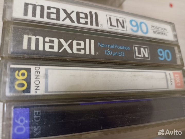 Аудиокассеты редкие basf, Sony, Maxell, raks и др