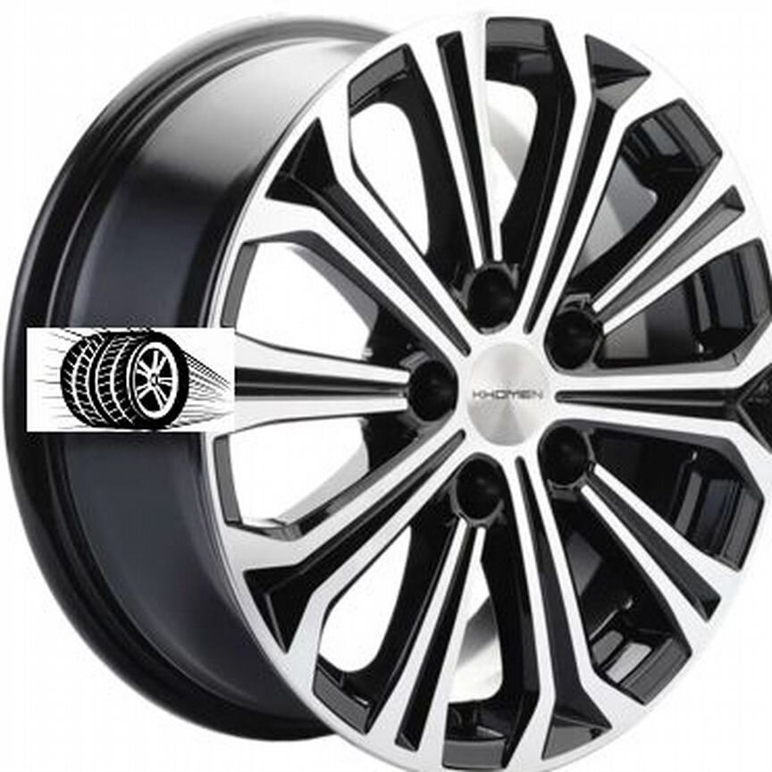 Литые диски Khomen Wheels 6.5×R16 5×112