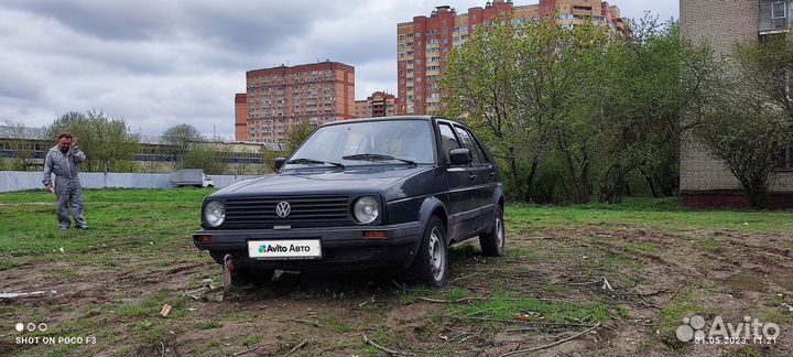 Volkswagen Golf 1.6 МТ, 1983, битый, 203 595 км