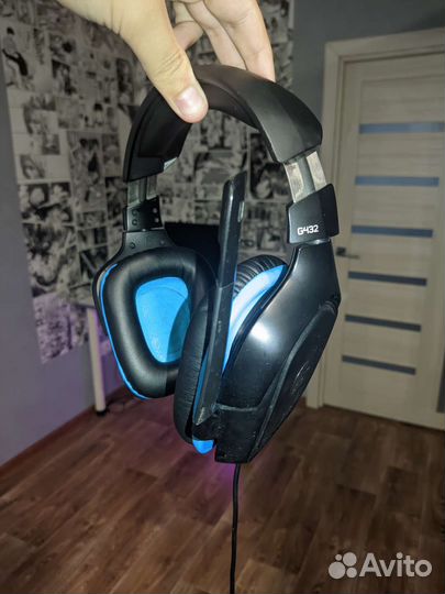 Наушники Logitech G432