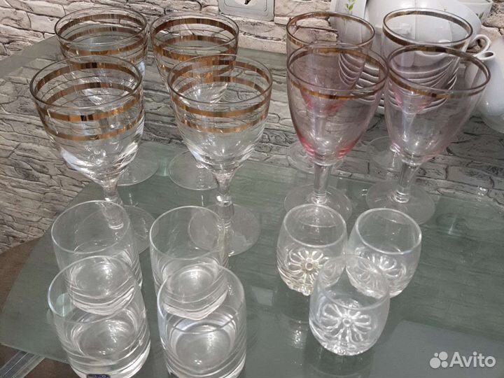 Хрустальные бокалы СССР