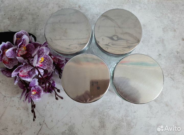 Банки стеклянные для хранения пакетом