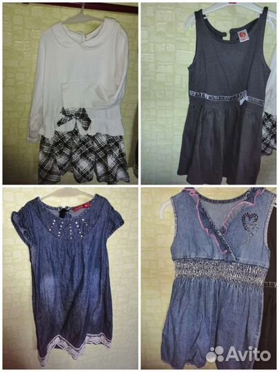 Вещи пакетом на девочку 104-110