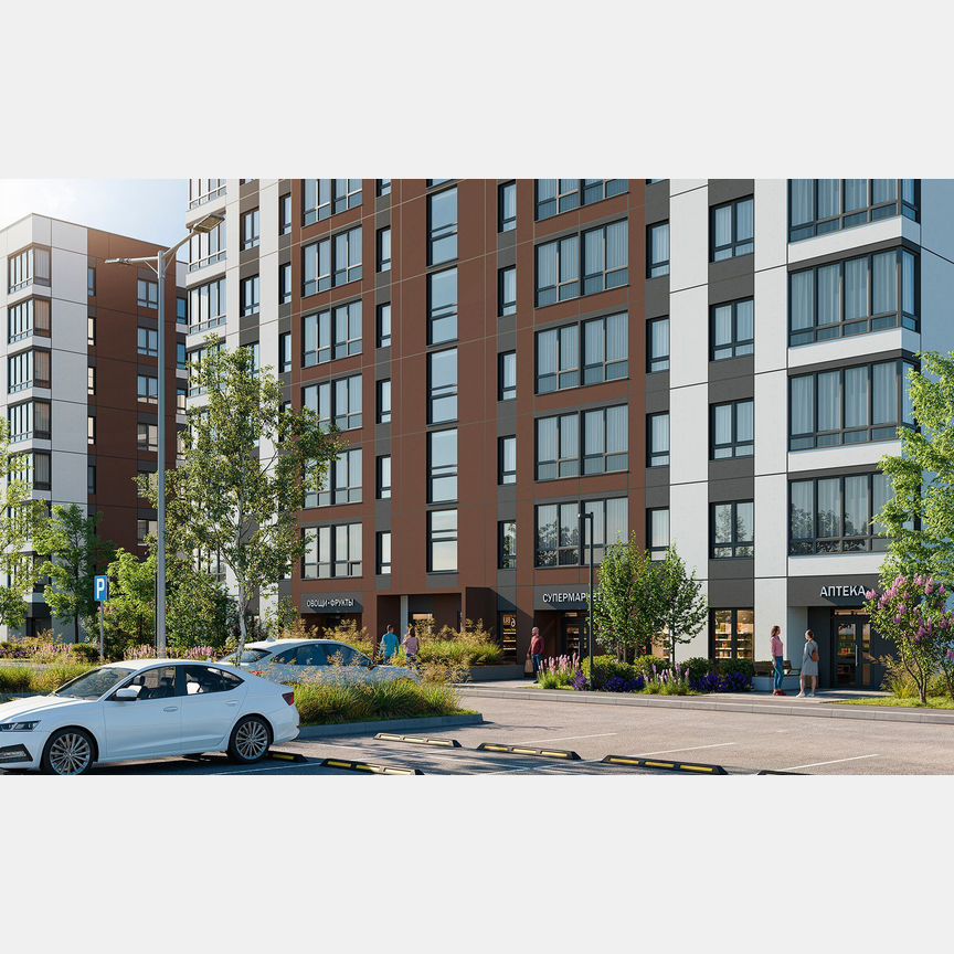 1-к. квартира, 36,7 м², 6/8 эт.