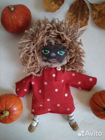 Авторская Кукла ручной работы Кузя домовенок