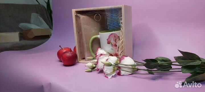 Коробка подарочная деревянная