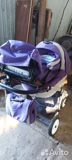 Детская коляска 2 в 1 бу