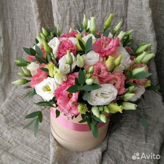 Цветы в коробке 219