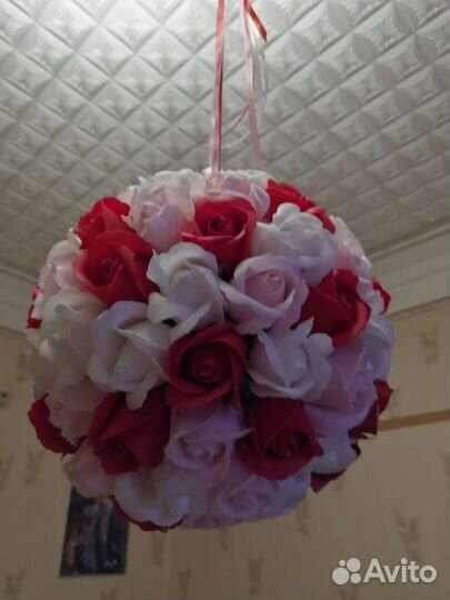 Букет цветов из мыла