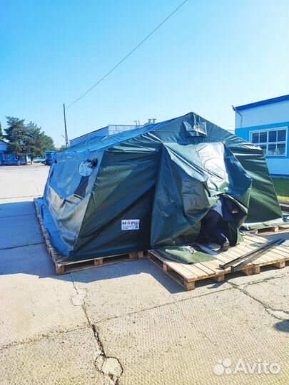 Палатка Армейская Каркасная пвх 650г/м2