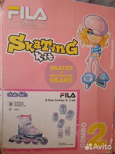 Детские ролики Fila X-One Combo G 2 Set