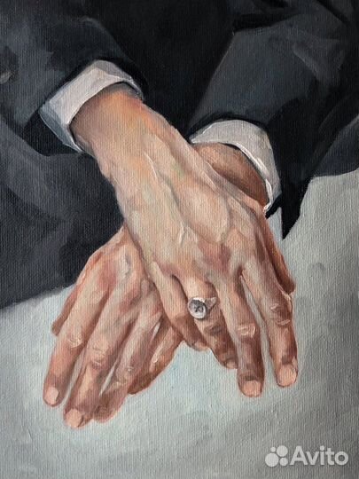 Живопись маслом. Руки Арсения Попова