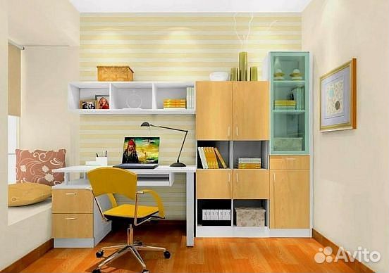 Школьный стол у окна для двоих. Замер