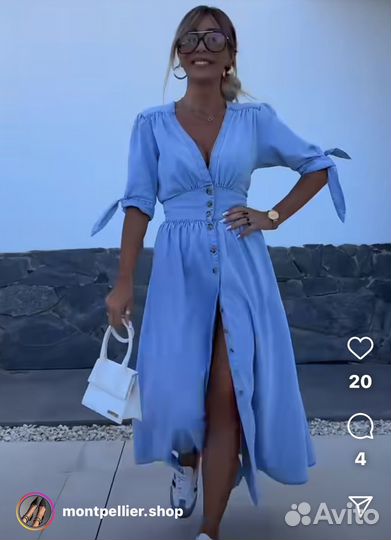 Платье летнее джинсовое новое