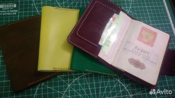 Обложки на паспорт из натуральной кожи