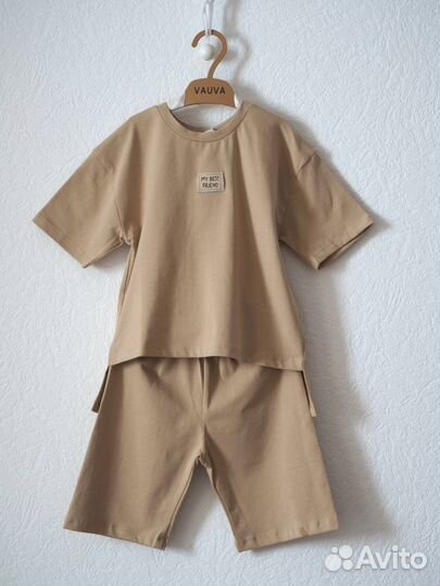 Костюм с футболкой и шортами для мальчика девочки