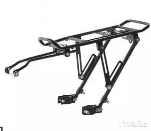 Багажник алюминиевый велосипедный 54х14 см регулир