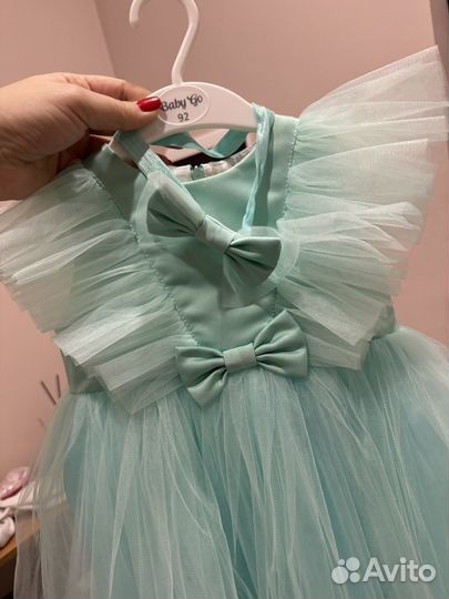 Платье новогодне на утренник для девочки 98