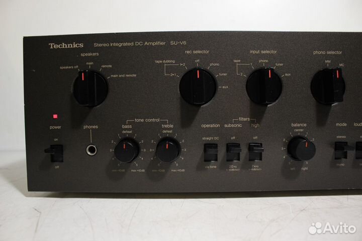 Technics SU-V6 Стерео Усилитель Japan 1980г