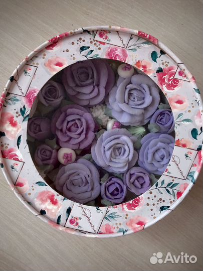 Цветы из зефира