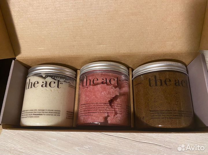 The act набор скрабов