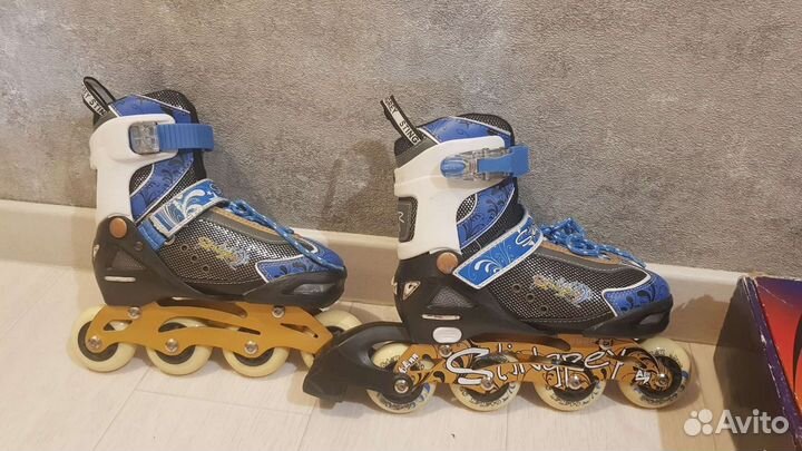 Роликовые коньки детские раздвижные