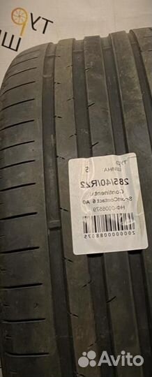 Continental SportContact 6 285/40 R22 94Y