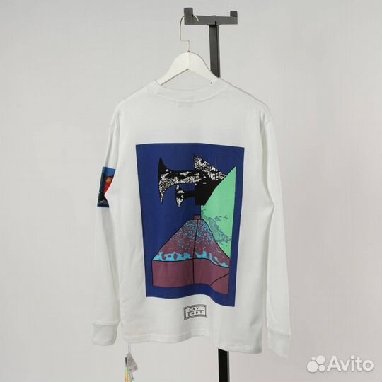 Cav empt свитшот Blue back на руках (Арт.50419)