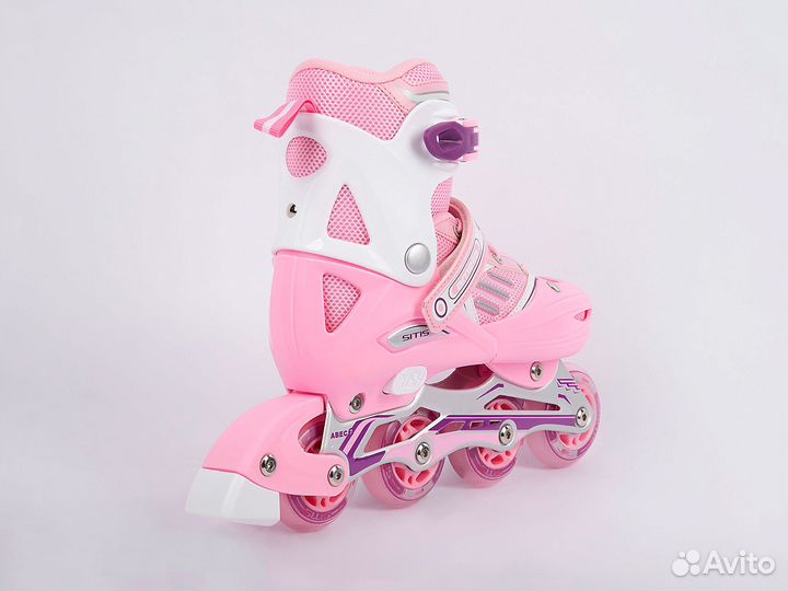 Ролики sitis Amelia Pink-White May8