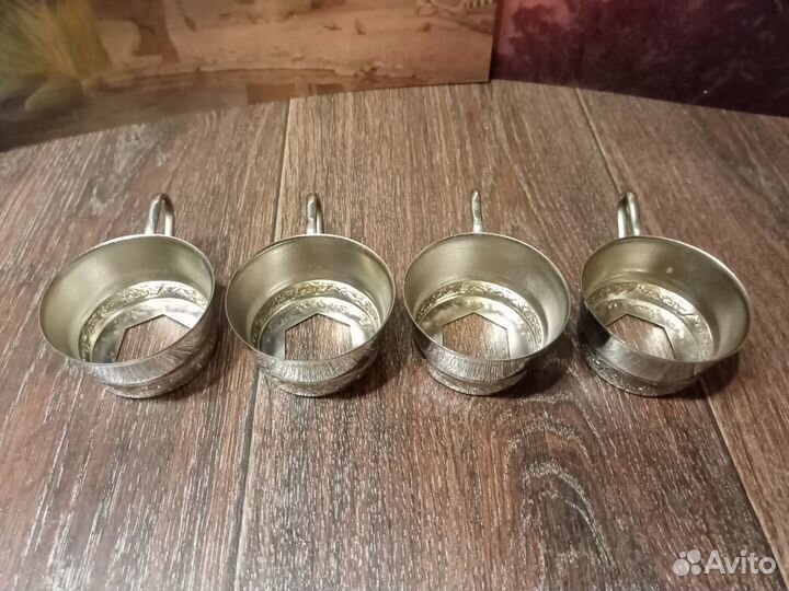 4 подстаканника мнц