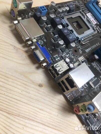 Материнская плата 775 asus P5G41T-M LE без планки