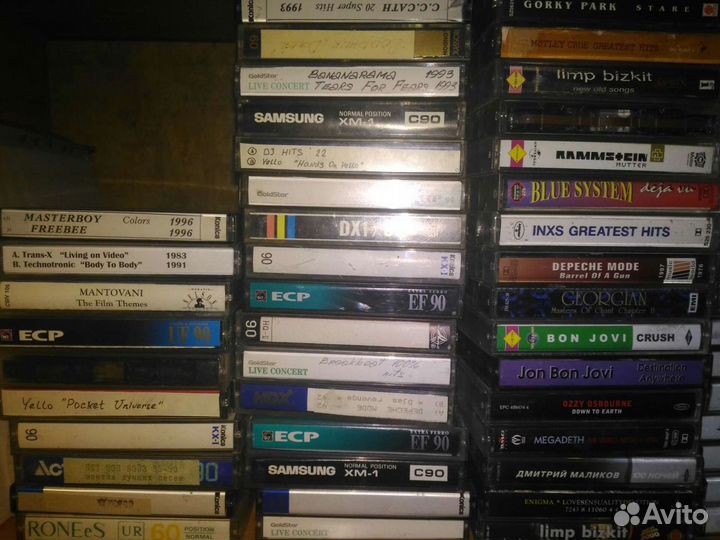 Аудиокассеты с записью