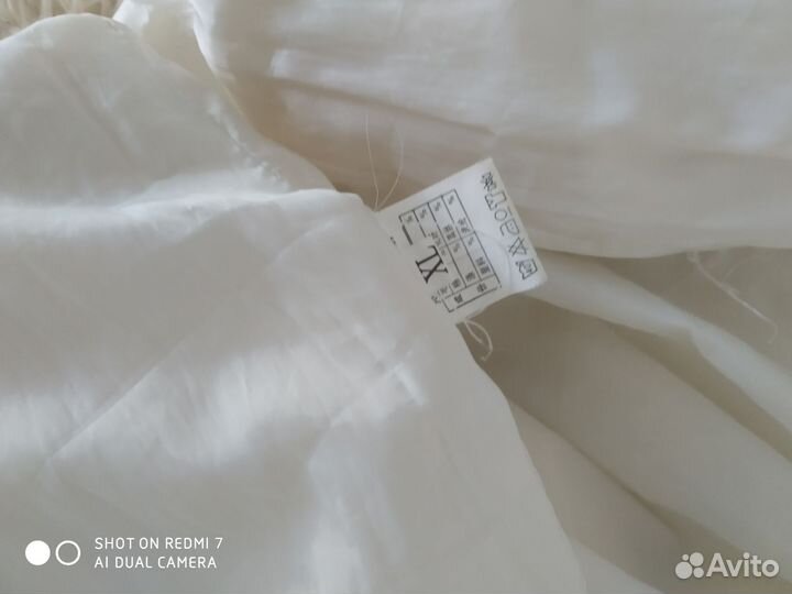 Искусственная шуба белая