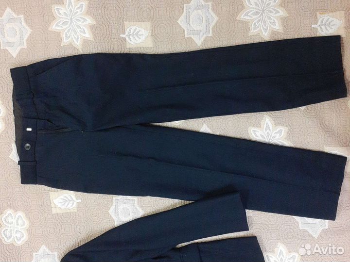 Школьный костюм для мальчика синий 128