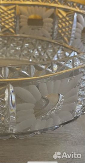 Салатник хрустальный