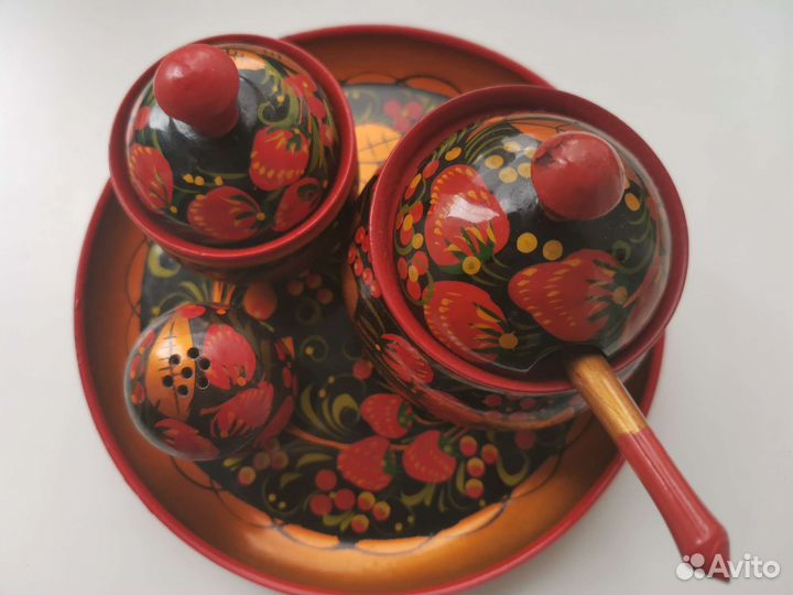 Набор для специй хохлома