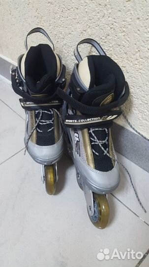 Новые роликовые коньки 36р