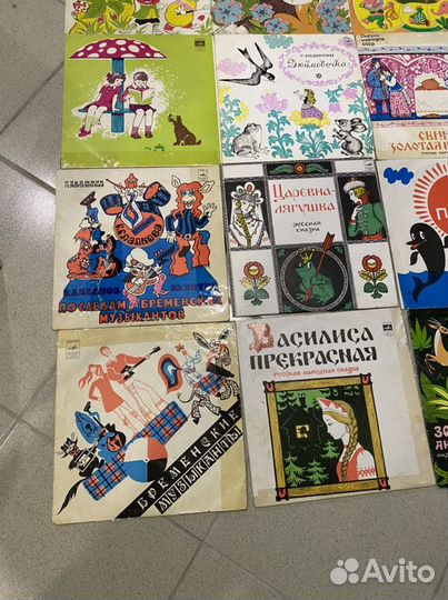 Виниловые пластинки СССР для детей(сказки/музыка)