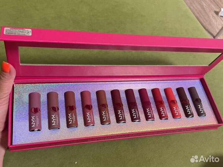 Набор матовых помад NYX 12 шт 1,3 гр