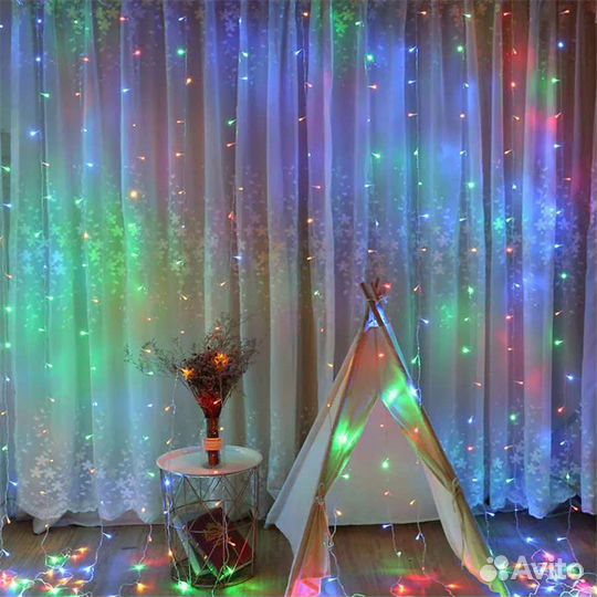 Гирлянда Шторка