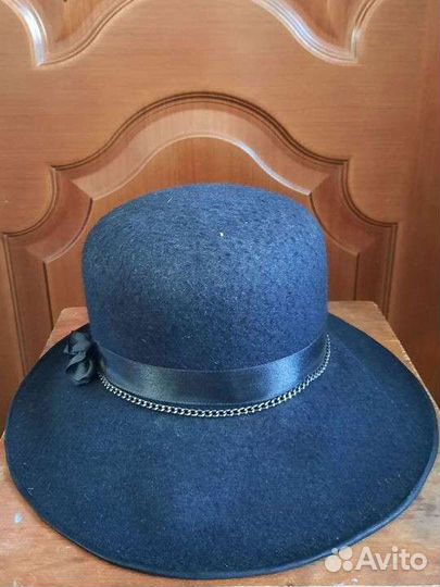 Шляпа женская фетровая