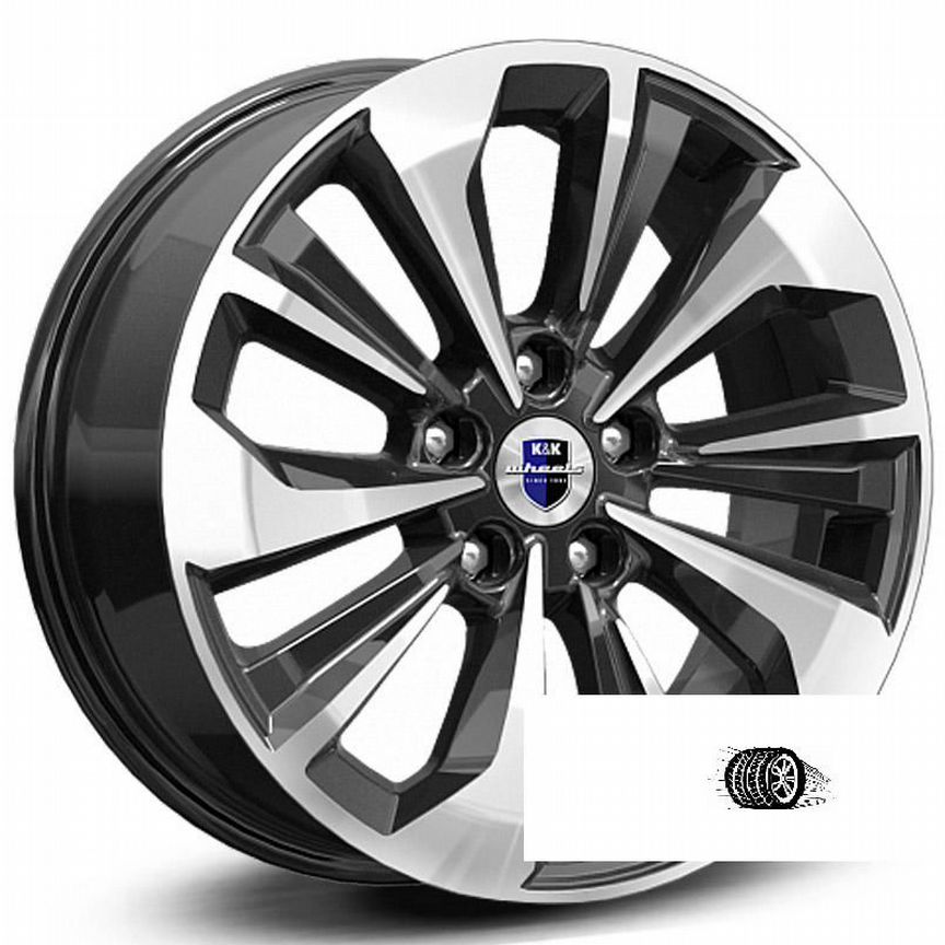 Литые диски K&K 7×R17 5×108