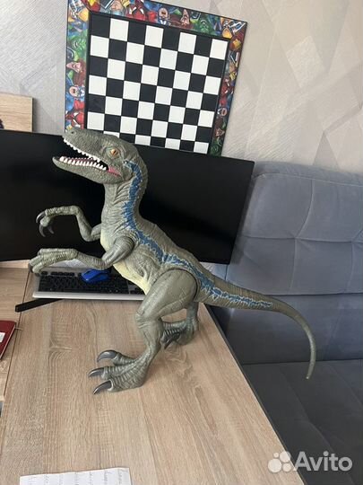 Динозавры jurassic world mattel 100+см