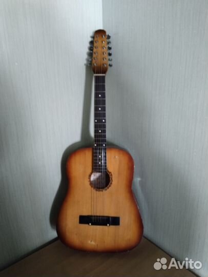Акустическая гитара бу 12 струнная