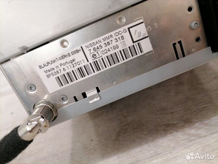 Магнитола Nissan Note E11 HR16DE 2006