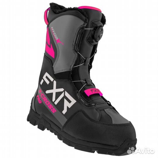 Ботинки женские FXR X-Cross Pro BOA Black/Fuchsia