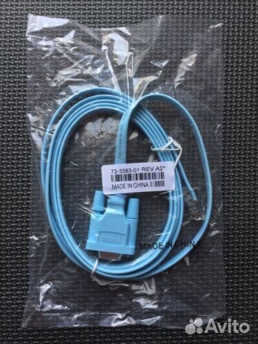 Кабель консольный Cisco. RJ45-COM-RS232