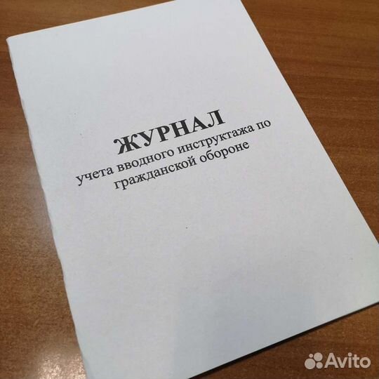 Журнал учета вводного инструктажа по го, 48с