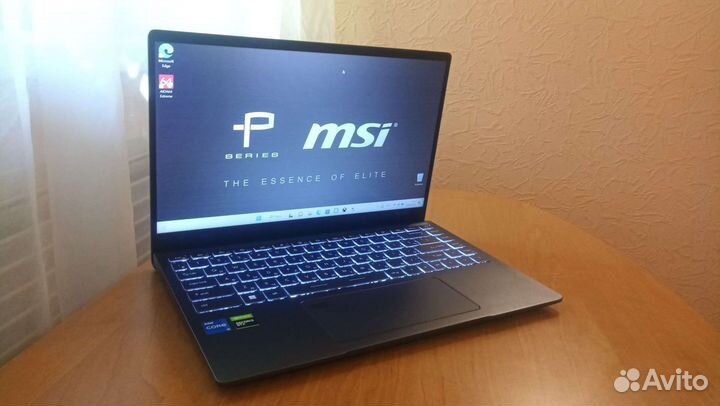 Мощный игровой ноутбук (ультрабук) MSI / 12 ядер